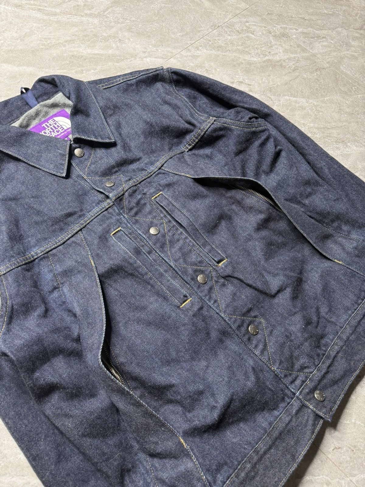 Nanamica × The North Face Purple Label TNF X NANAMICA Purple Label Denim Windstopper Field JKT Size US M / EU 48-50 / 2 - 6 Thumbnail