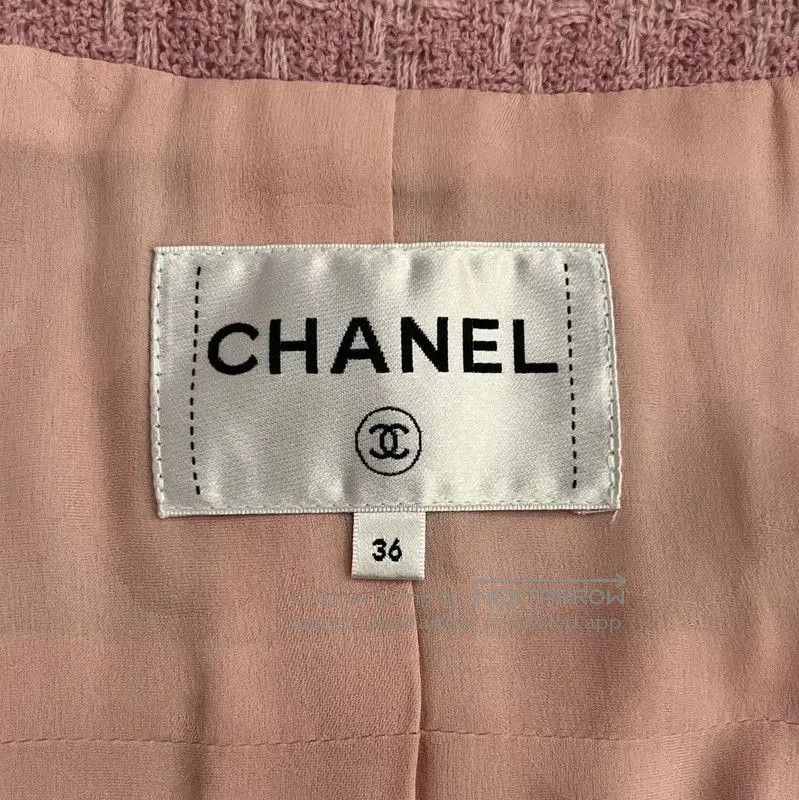 Chanel Chanel Pink Wool Women's Jacket . Size XS / US 0-2 / IT 36-38 - 7 Thumbnail