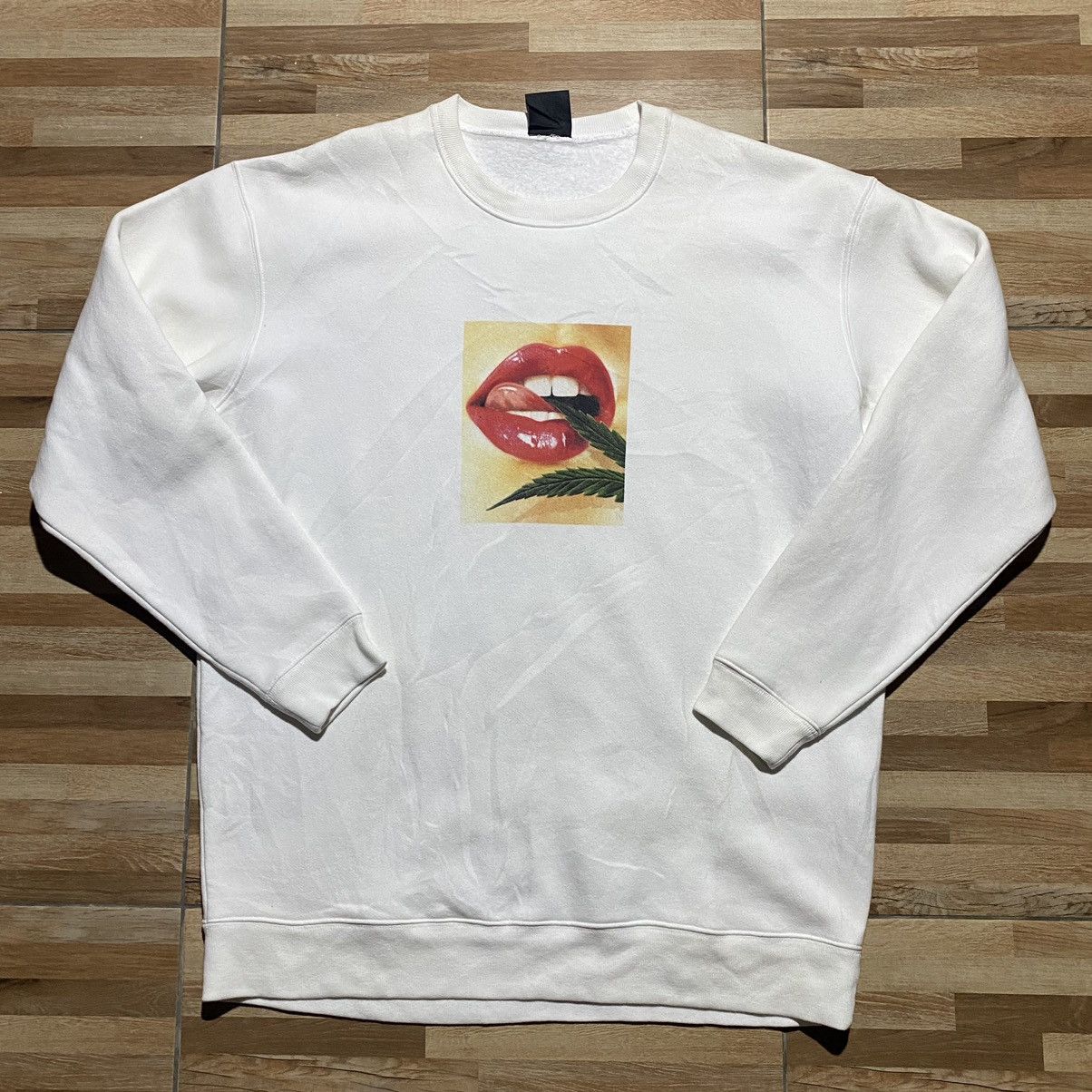 Huf HUF Skateboarding The Lick Logo Sweatshirt Size US L / EU 52-54 / 3 - 1 Thumbnail