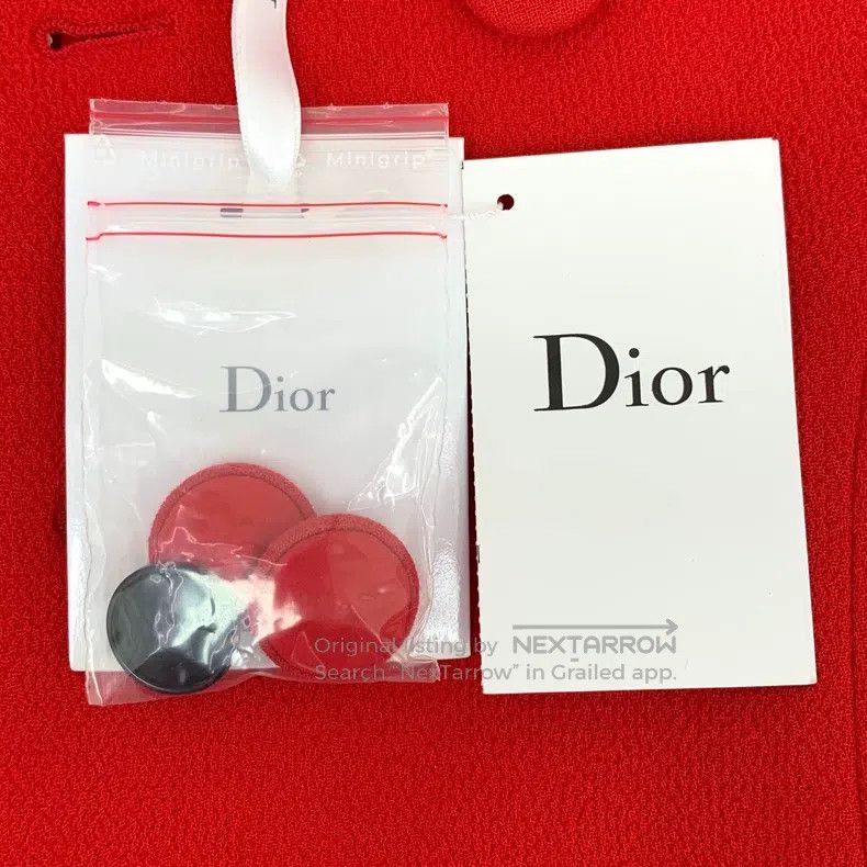 Dior Dior Red wool lapel double-breasted sleeveless vest jacket Size XS / US 0-2 / IT 36-38 - 7 Thumbnail