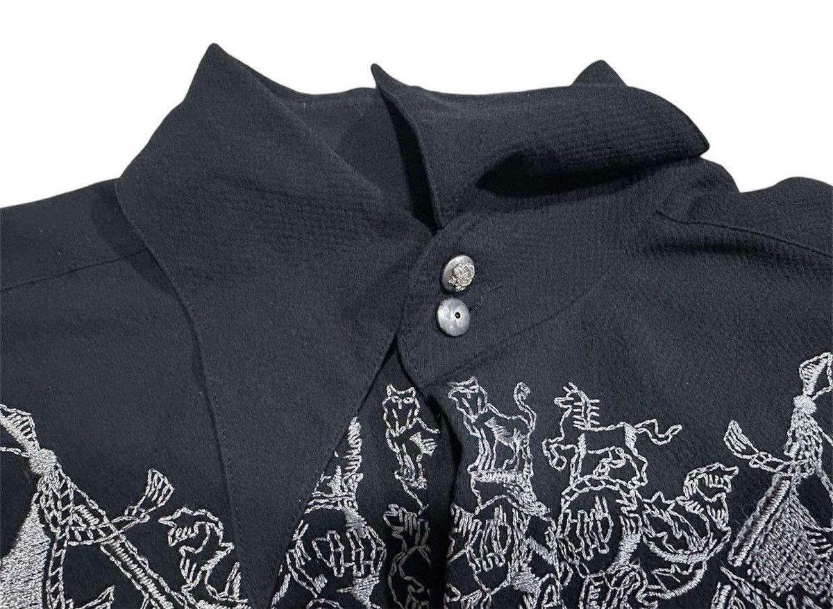 Issey Miyake × JUN MEN × Japanese Brand 🔥Vintage Jun Men Embroidered rShirt Long Sleeve Size US XL / EU 56 / 4 - 9 Thumbnail