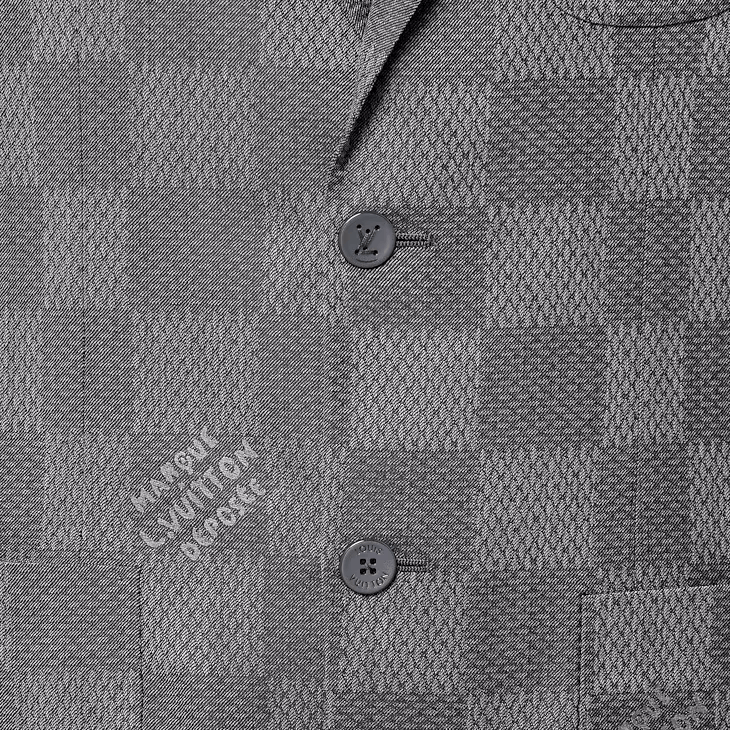 Louis Vuitton Wool Napolitana Jacket Size 50R - 4 Thumbnail