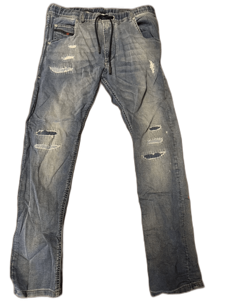 Diesel Diesel Slim Fit Distressed Stretch Jeans Size US 30 / EU 46 - 1 Thumbnail