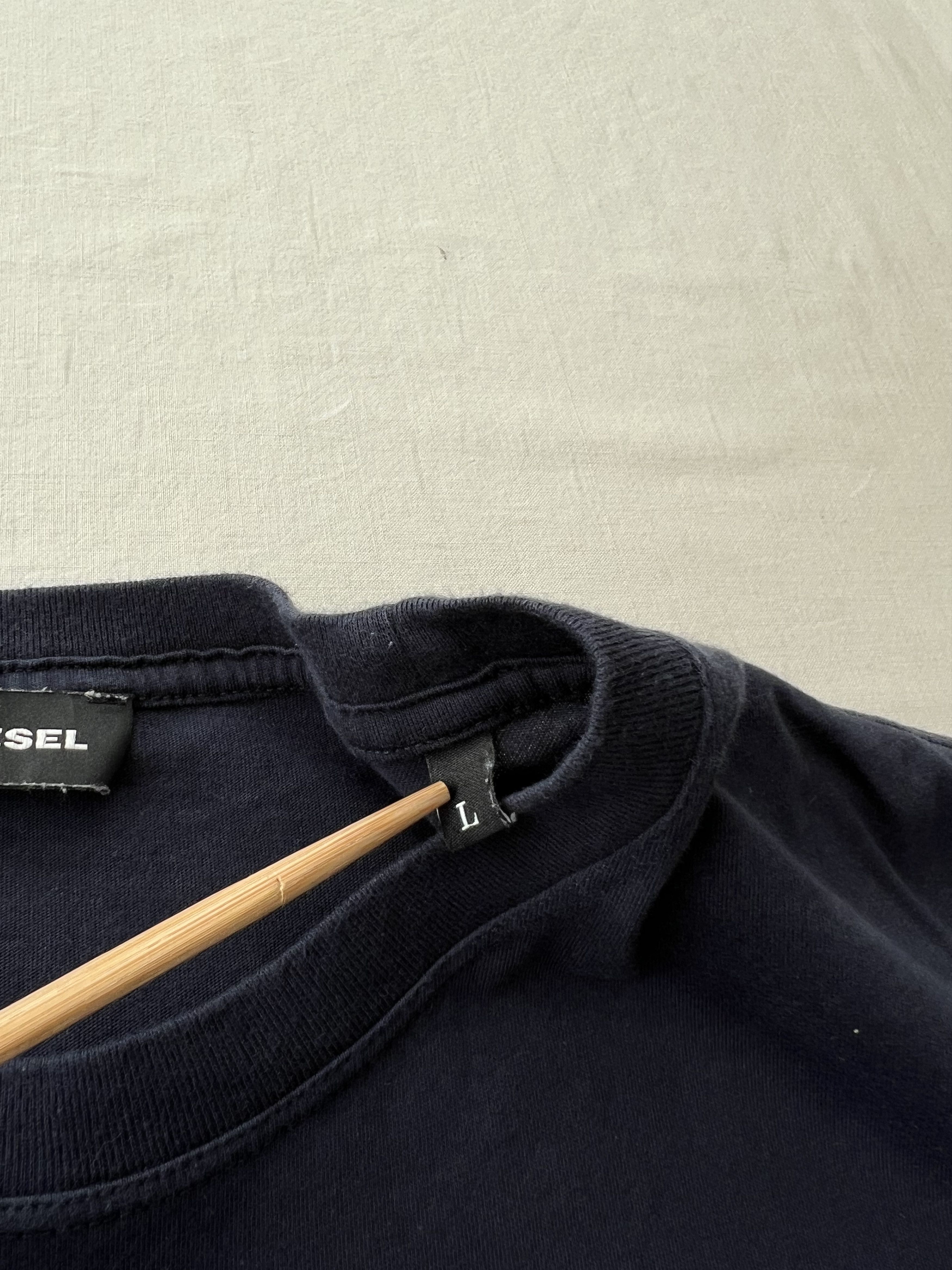 Diesel Diesel Super Trance Ported Navy T-shirt Size US L / EU 52-54 / 3 - 10 Thumbnail