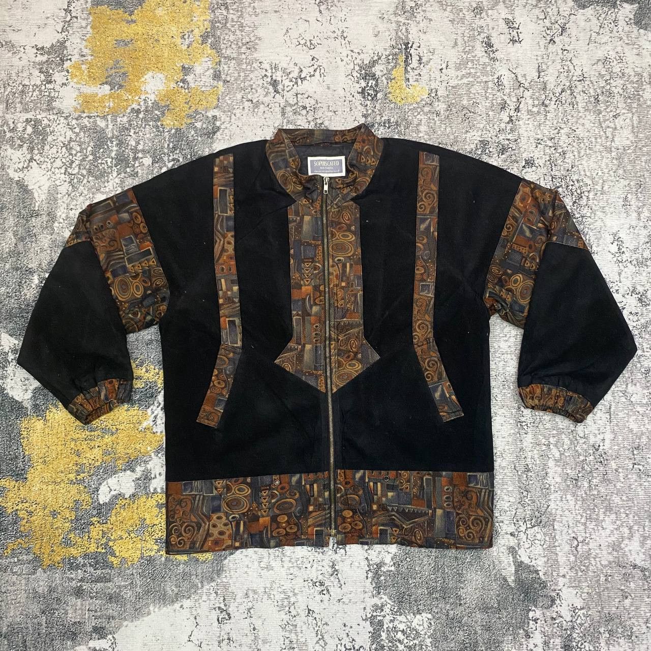 Vintage Z222 VTG JAPAN PICASSO ART STYLE JACKET Size US L / EU 52-54 / 3 - 2 Thumbnail
