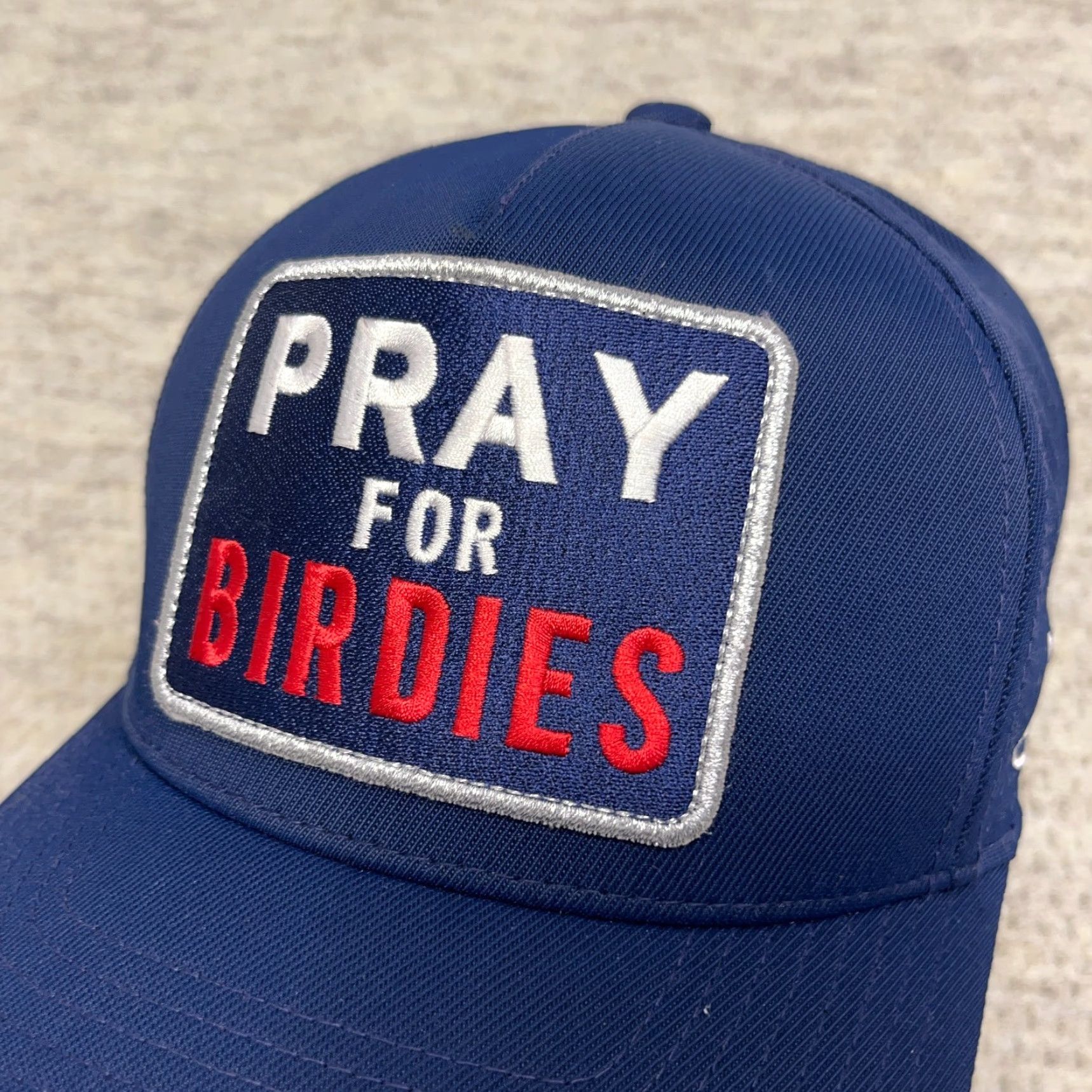 Vintage G Fore Golf Hat Cap Blue Snapback Adjustable Performance Mens Pray For Birdies Hat Size ONE SIZE - 2 Thumbnail