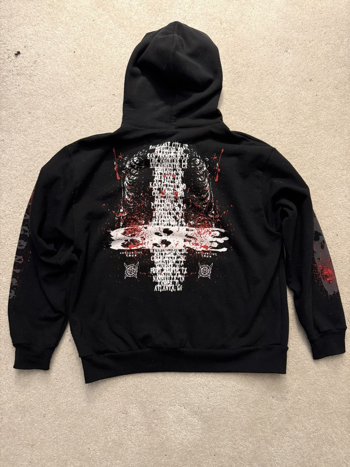 Playboi Carti Playboi Cari Ken Carson Antagonist Tour Zip Up L Size US L / EU 52-54 / 3 - 2 Thumbnail