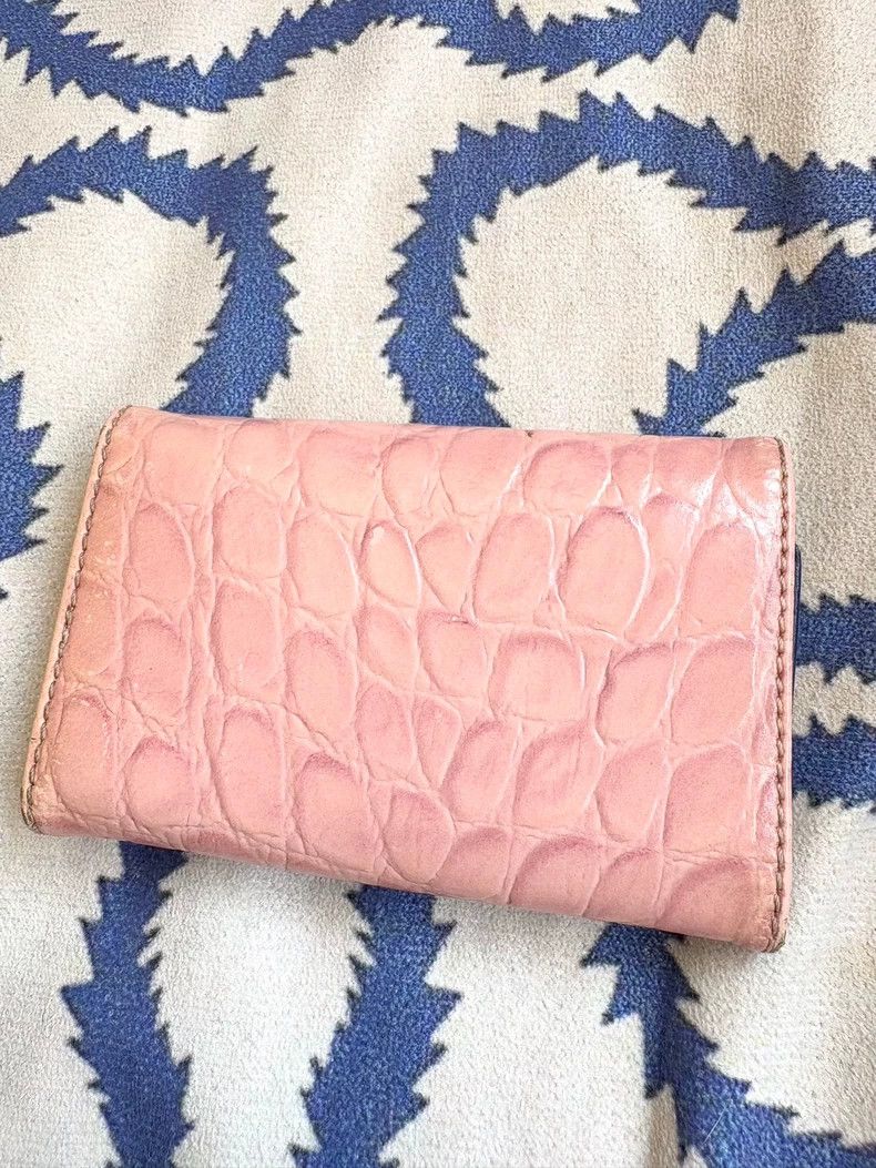 Vivienne Westwood Vivienne Westwood Pink crocodile leather key bag Size ONE SIZE - 2 Thumbnail