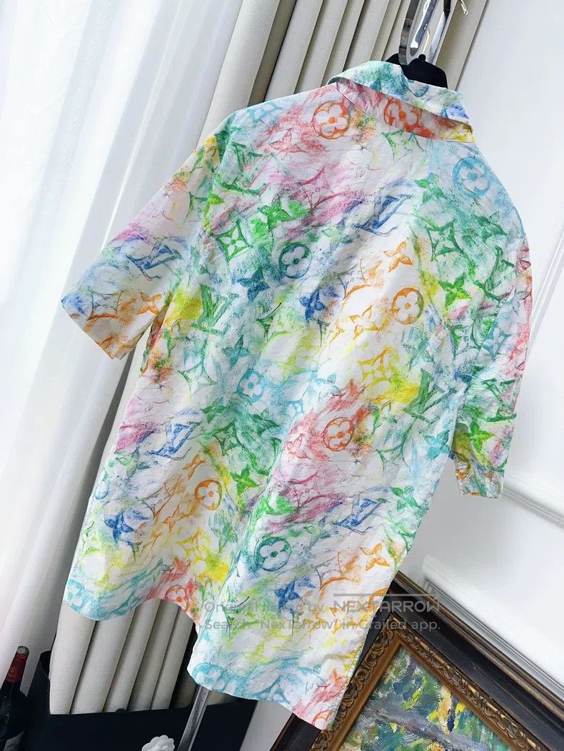 Louis Vuitton Louis Vuitton Colored Crayon Graffiti Full Print Short Sle Size US M / EU 48-50 / 2 - 2 Thumbnail