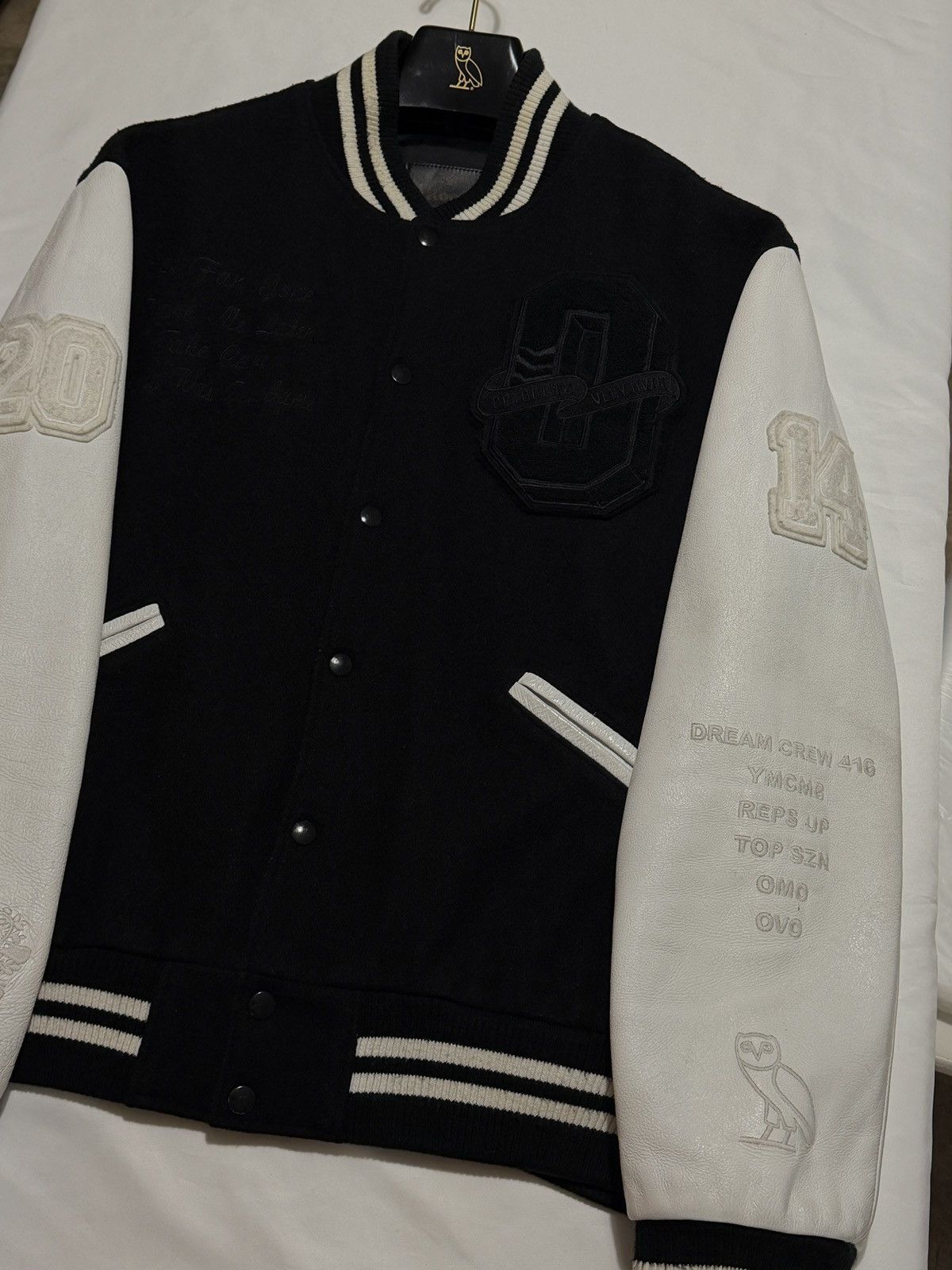Drake OVO OCTOBER'S VERY OWN X ROOTS VARSITY JACKET 2014 Size US XXL / EU 58 / 5 - 8 Thumbnail