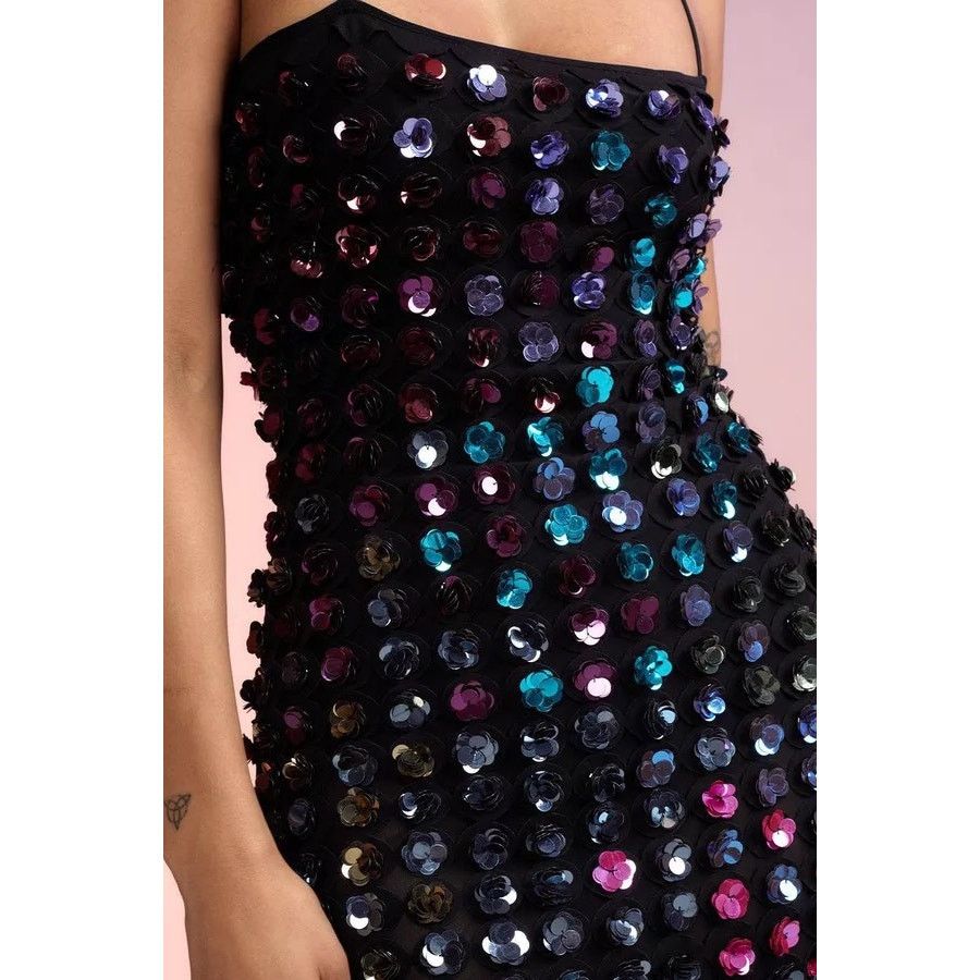 Cynthia Rowley Cynthia Rowley Bella Sequin Appliqué Dress size 2 XS Size XS / US 0-2 / IT 36-38 - 3 Thumbnail