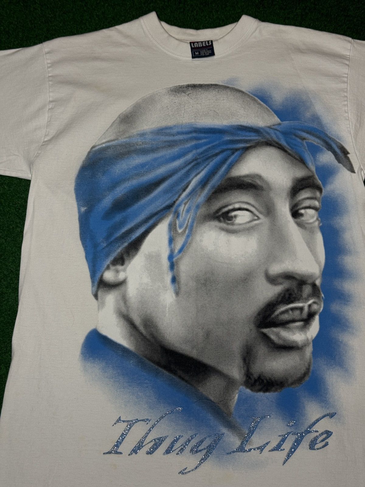 Vintage Tupac Thug Life L/XL 22x32 Hip Hop Rap Vintage T Shirt Size US XL / EU 56 / 4 - 2 Thumbnail