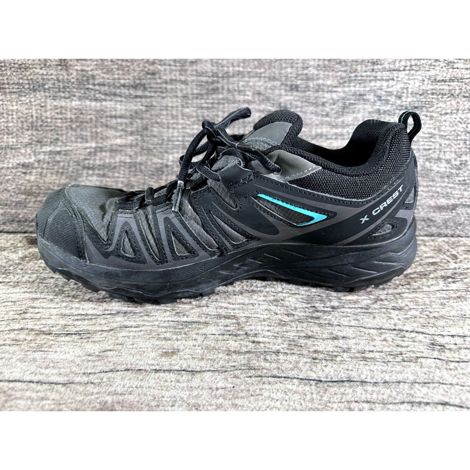 Salomon Salomon X Crest GTX Womens Size 9.5 Trail Running Shoes Gray Size US 9.5 / IT 39.5 - 6 Thumbnail