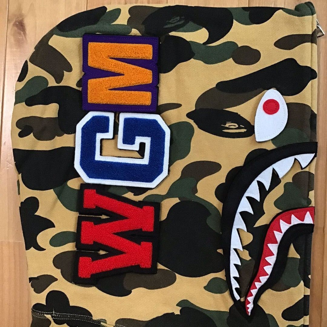 Bape BAPE camo DETACHABLE Shark full zip hoodie a bathing ape Size US XXL / EU 58 / 5 - 6 Thumbnail