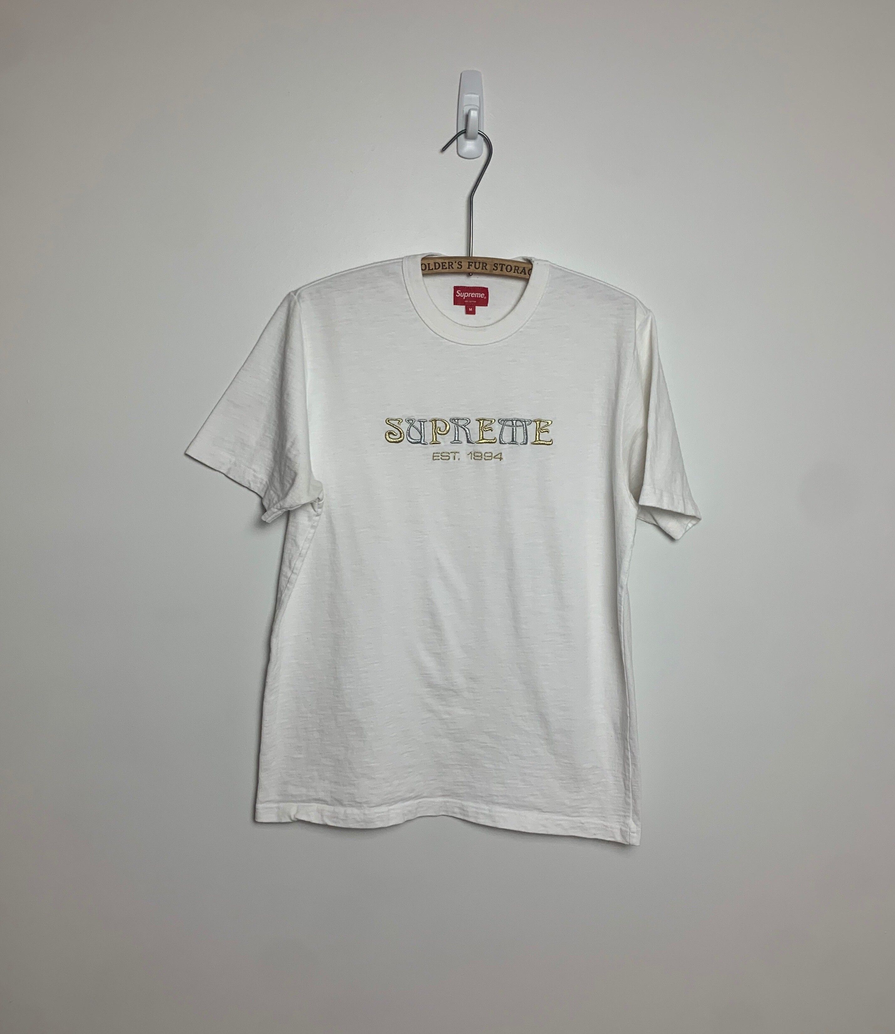 Supreme Supreme Embroidered Logo T-Shirt | Grailed