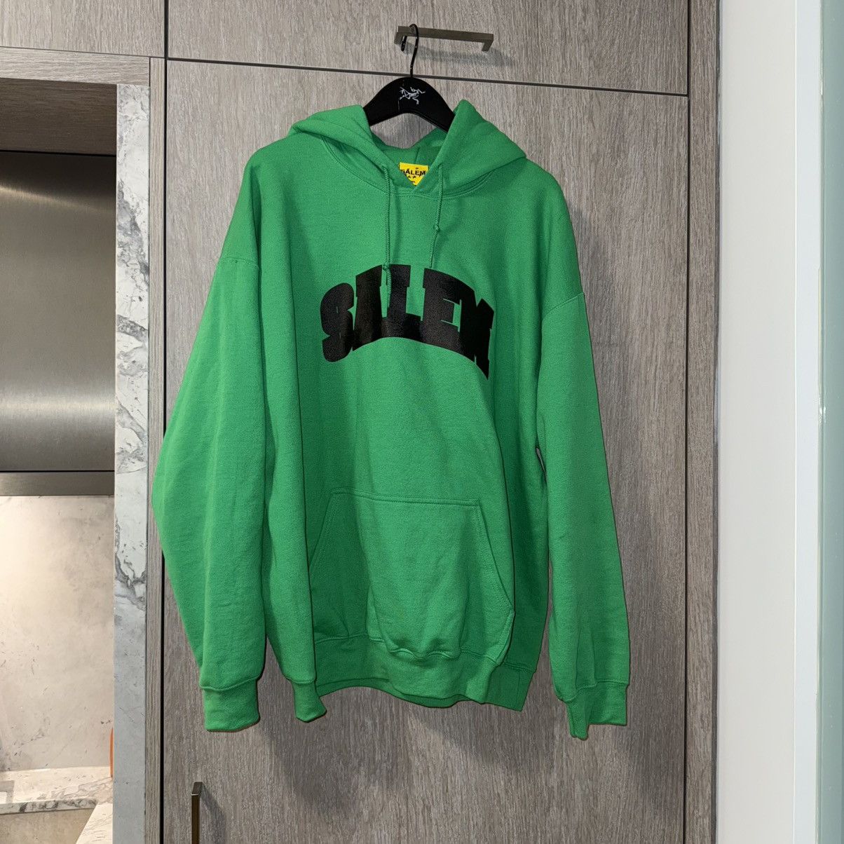 Salem collegiate hoodie irish green