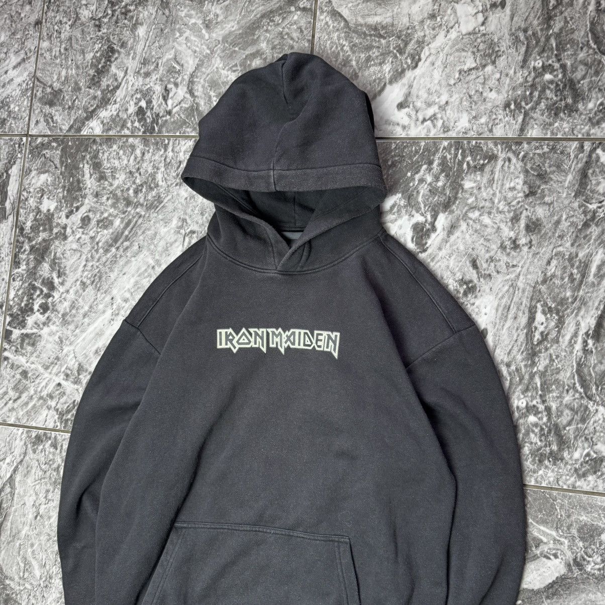 H&M × Iron Maiden × Vintage Iron Maiden x H&M Over Print Glow In The Dark Hoodie Size US M / EU 48-50 / 2 - 3 Thumbnail