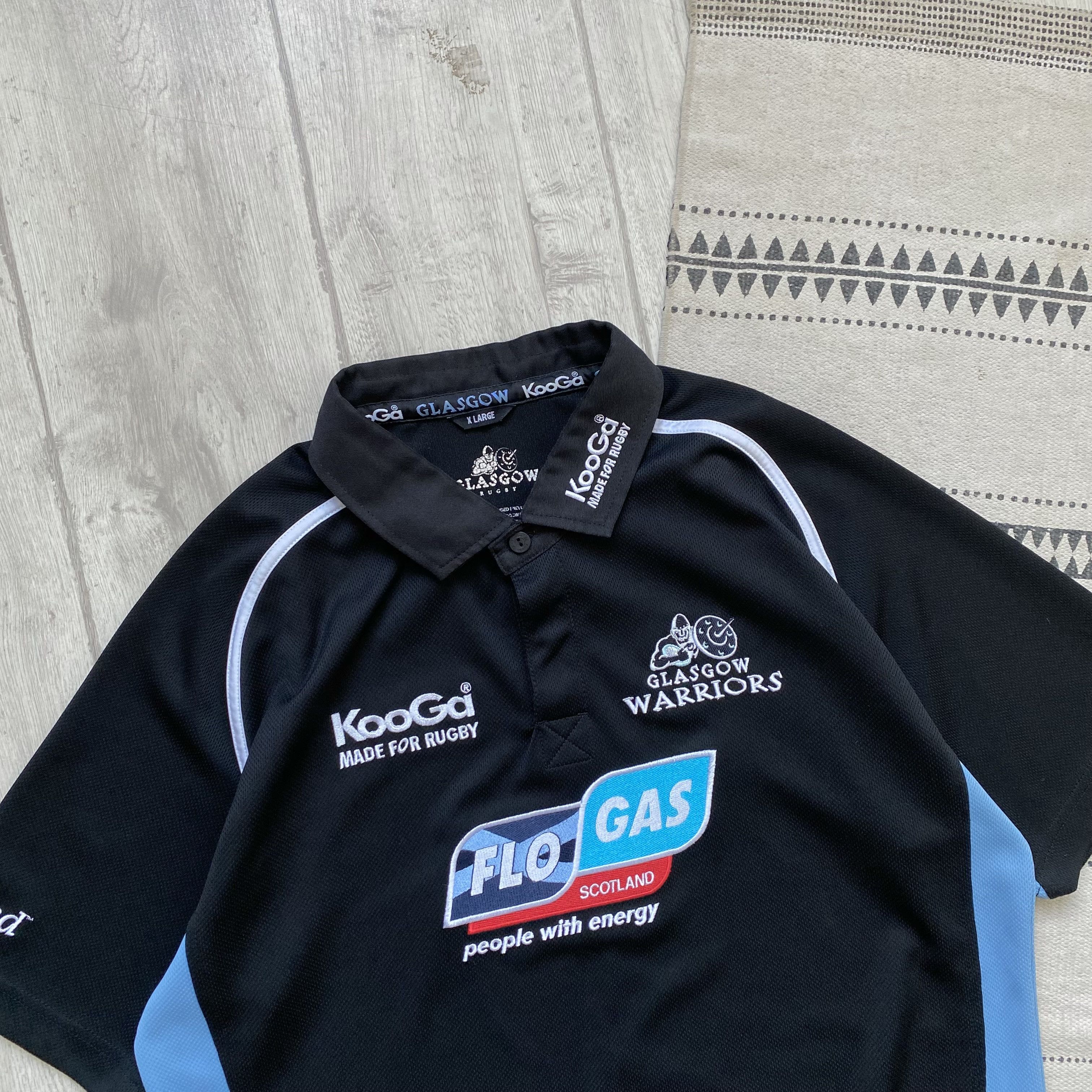 Umbro 🏈 Vintage Scotland Grasgow rugby jersey polo Blockore Size US XL / EU 56 / 4 - 2 Thumbnail