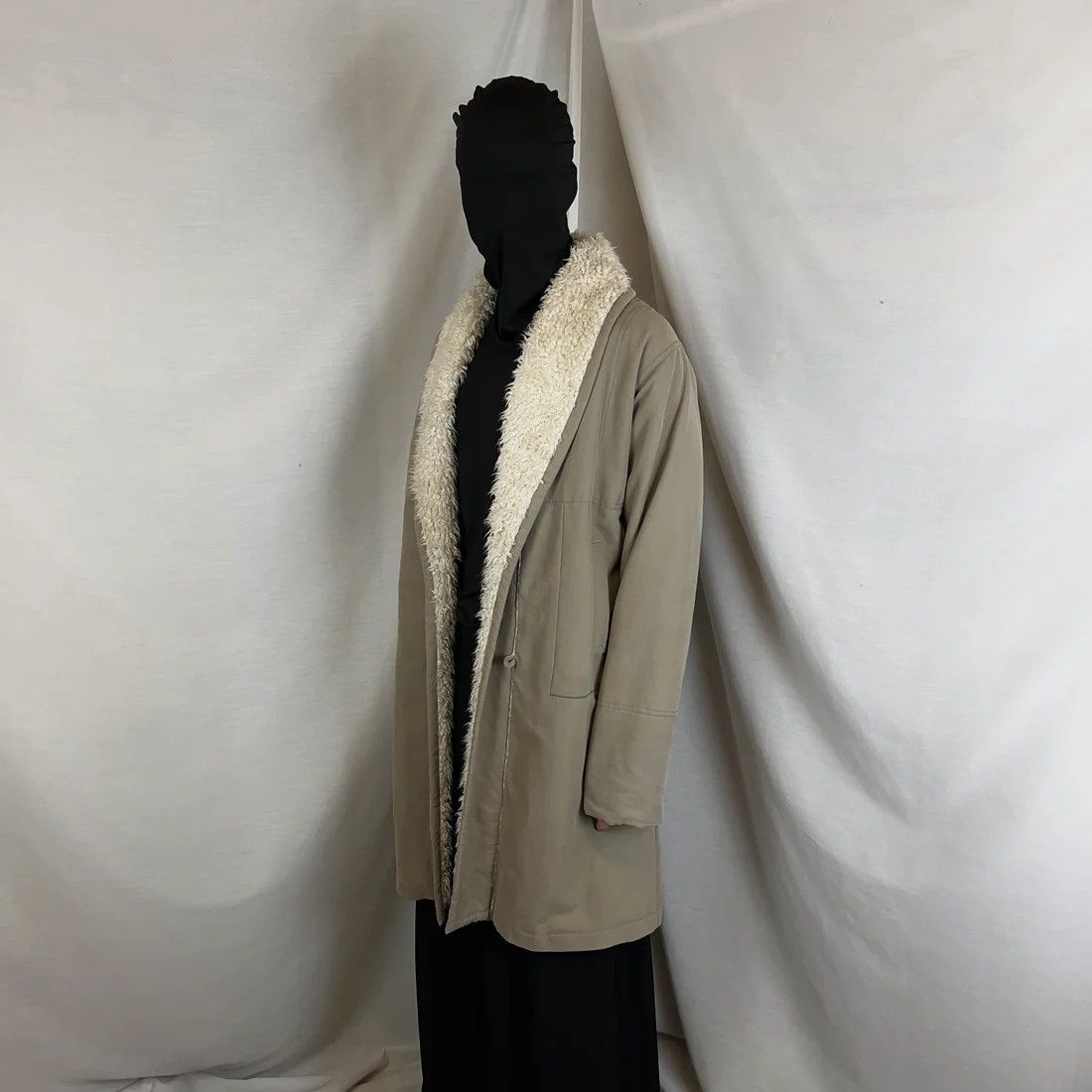 Dries Van Noten Dries Van Noten Sherpa Collar Coat - AW02 Size US M / EU 48-50 / 2 - 2 Thumbnail
