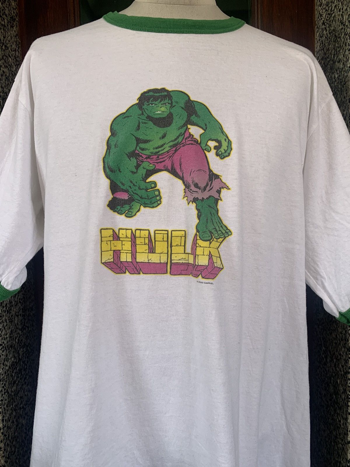 Marvel Comics × Vintage Vintage 2000 Hulk Marvel T shirt Size US XL / EU 56 / 4 - 2 Thumbnail