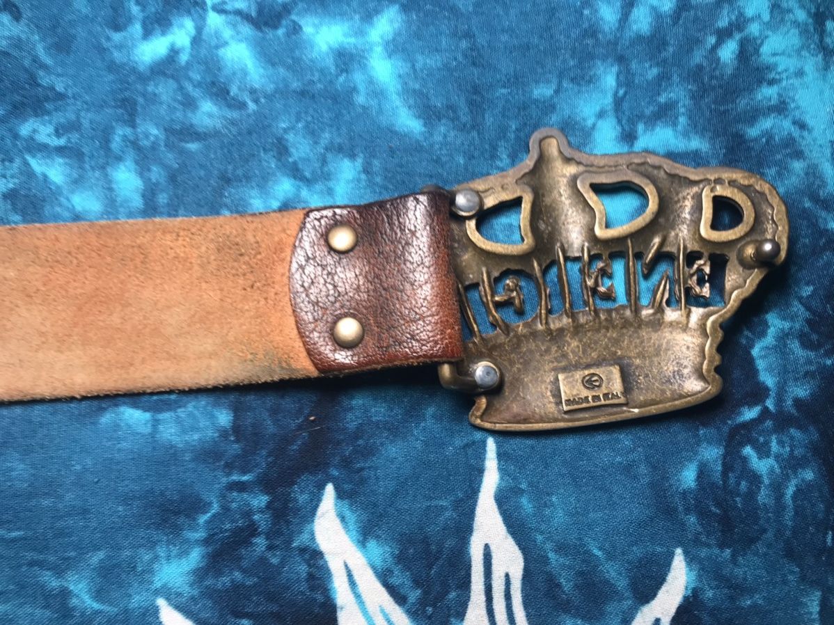 Energie Vintage Leather Belt ENERGIE Y2K Size 34 - 9 Thumbnail