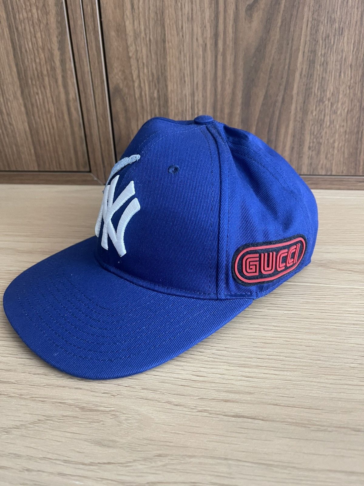 Gucci × MLB Gucci x MLB Navy Baseball Hat Size ONE SIZE - 1 Thumbnail