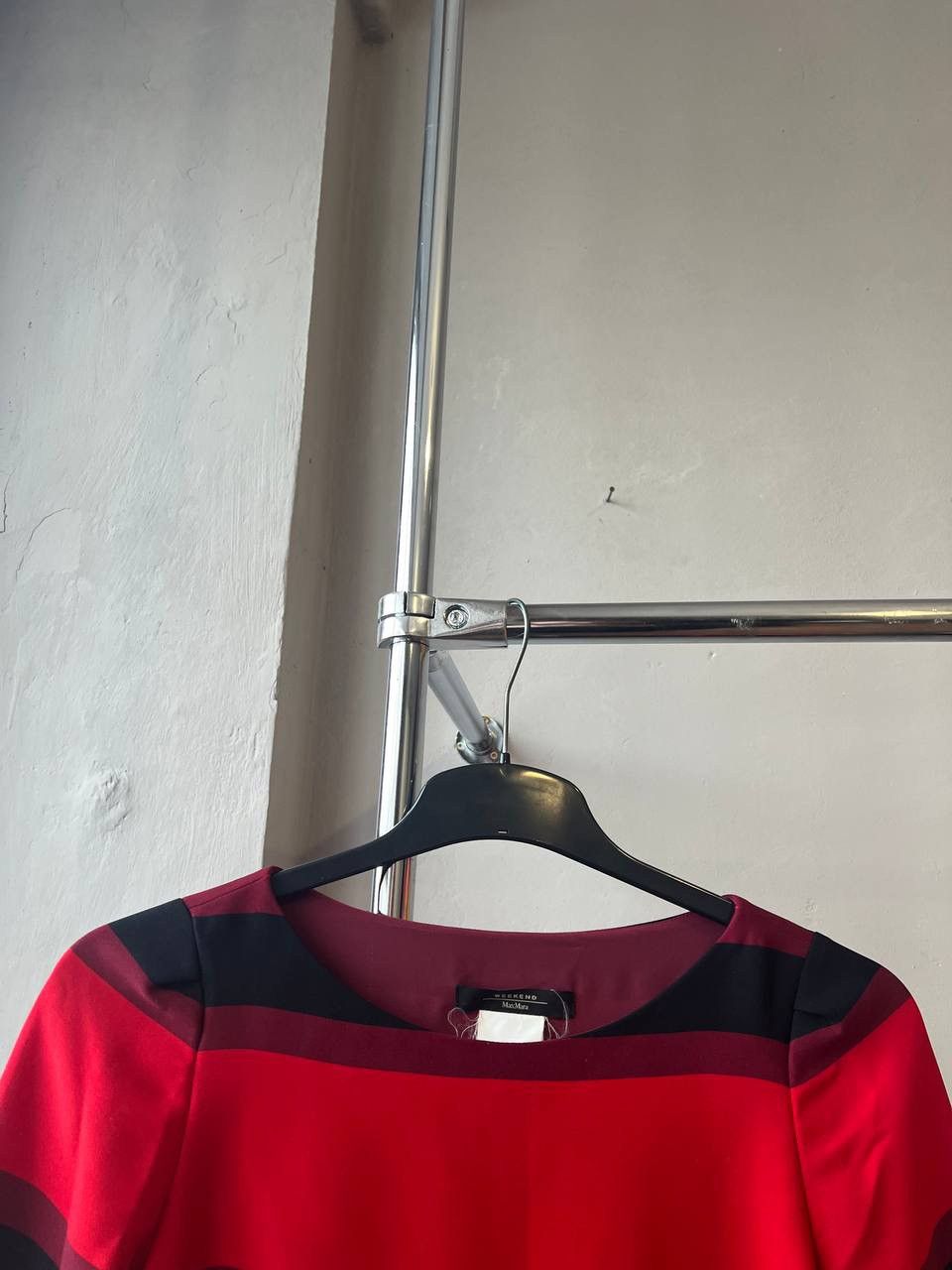 Max Mara MAX MARA WEEKEND STRIPED WOMEN EVENING MID DRESS SIZE USA 6 Size M / US 6-8 / IT 42-44 - 6 Thumbnail