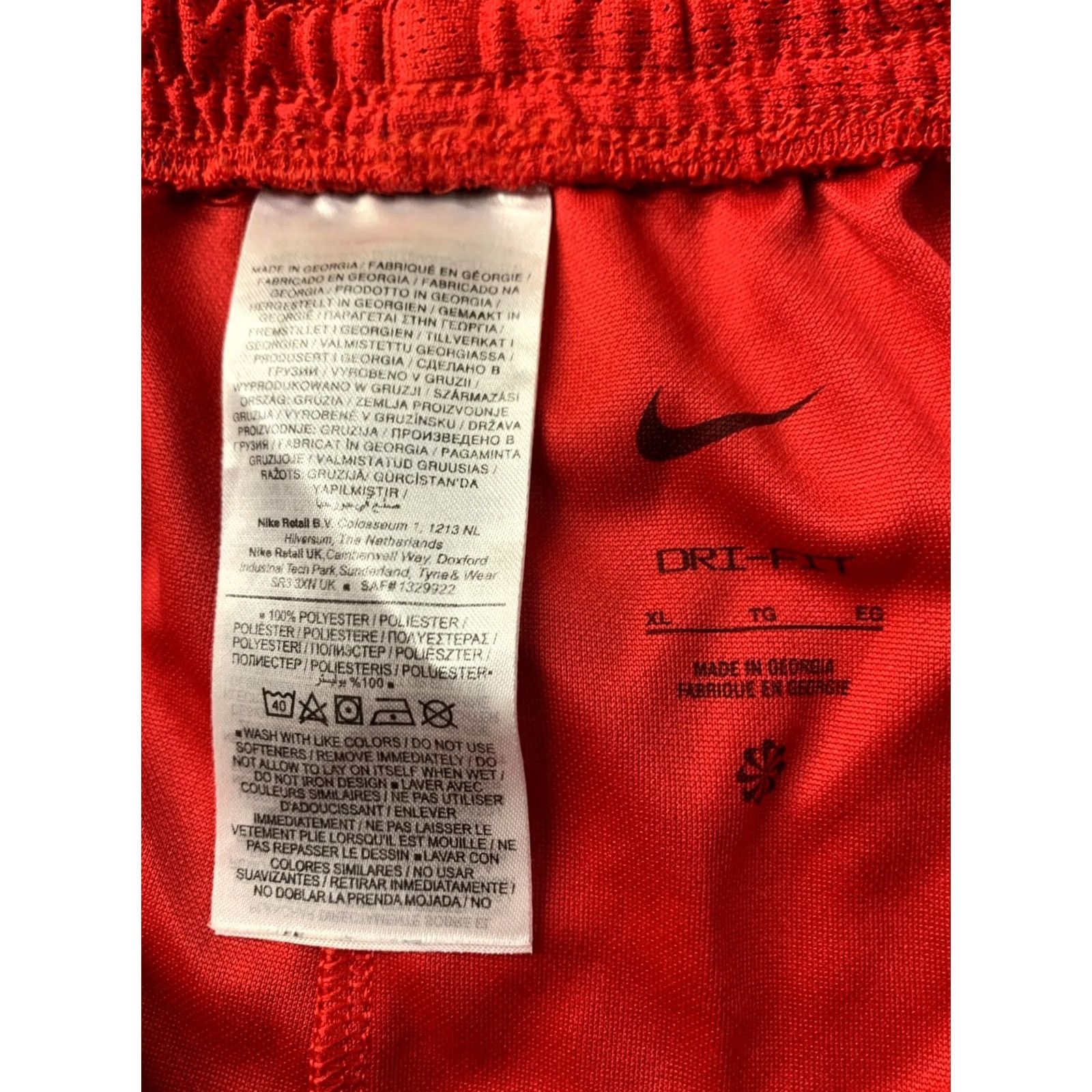 Nike Nike Dri-FIT Park 2022 Football Shorts Red Size XL Men Size US 36 / EU 52 - 4 Thumbnail