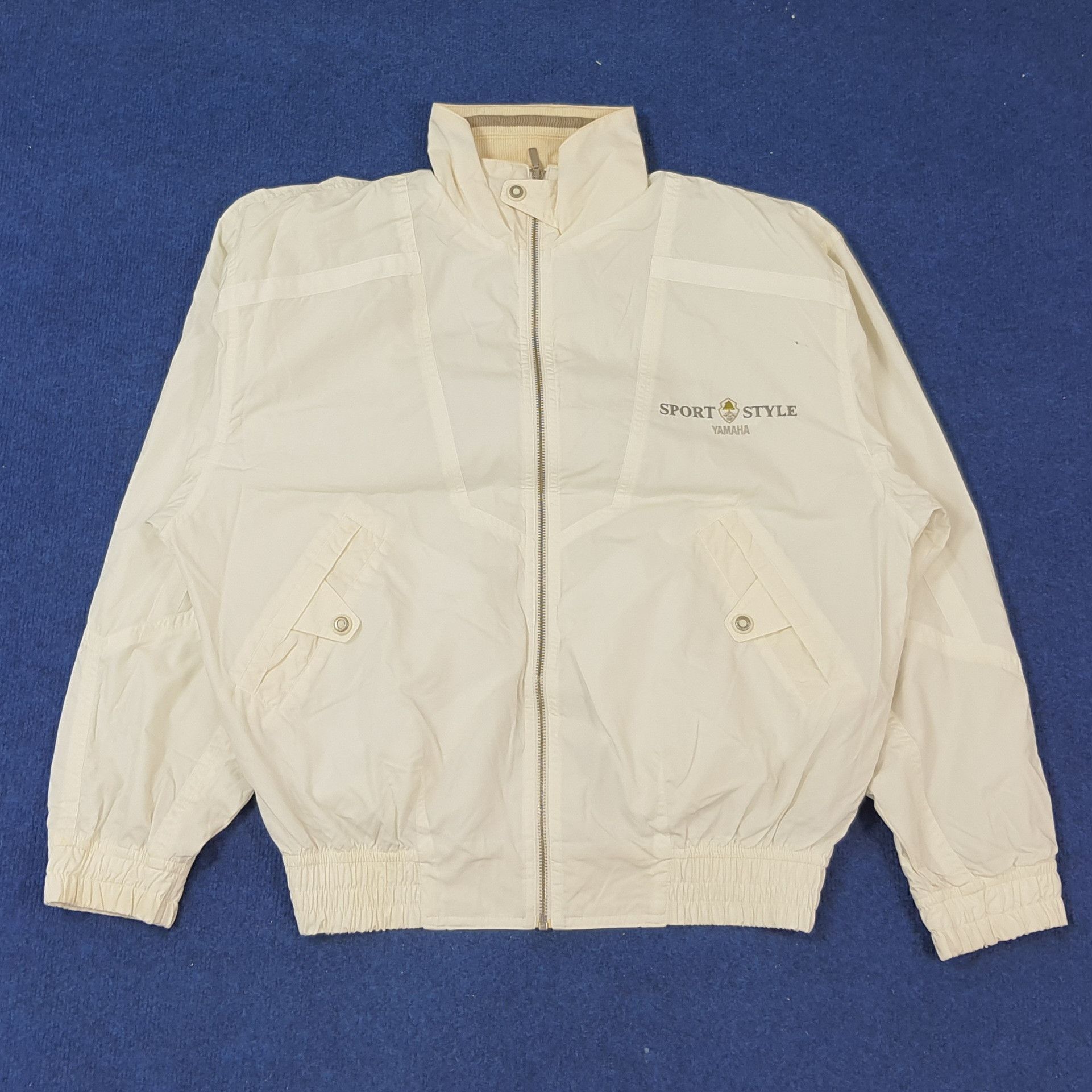 Japanese Brand × Vintage × Yamaha Vintage YAMAHA Sport Style Urban Basic Biker Jacket Size US XL / EU 56 / 4 - 3 Thumbnail