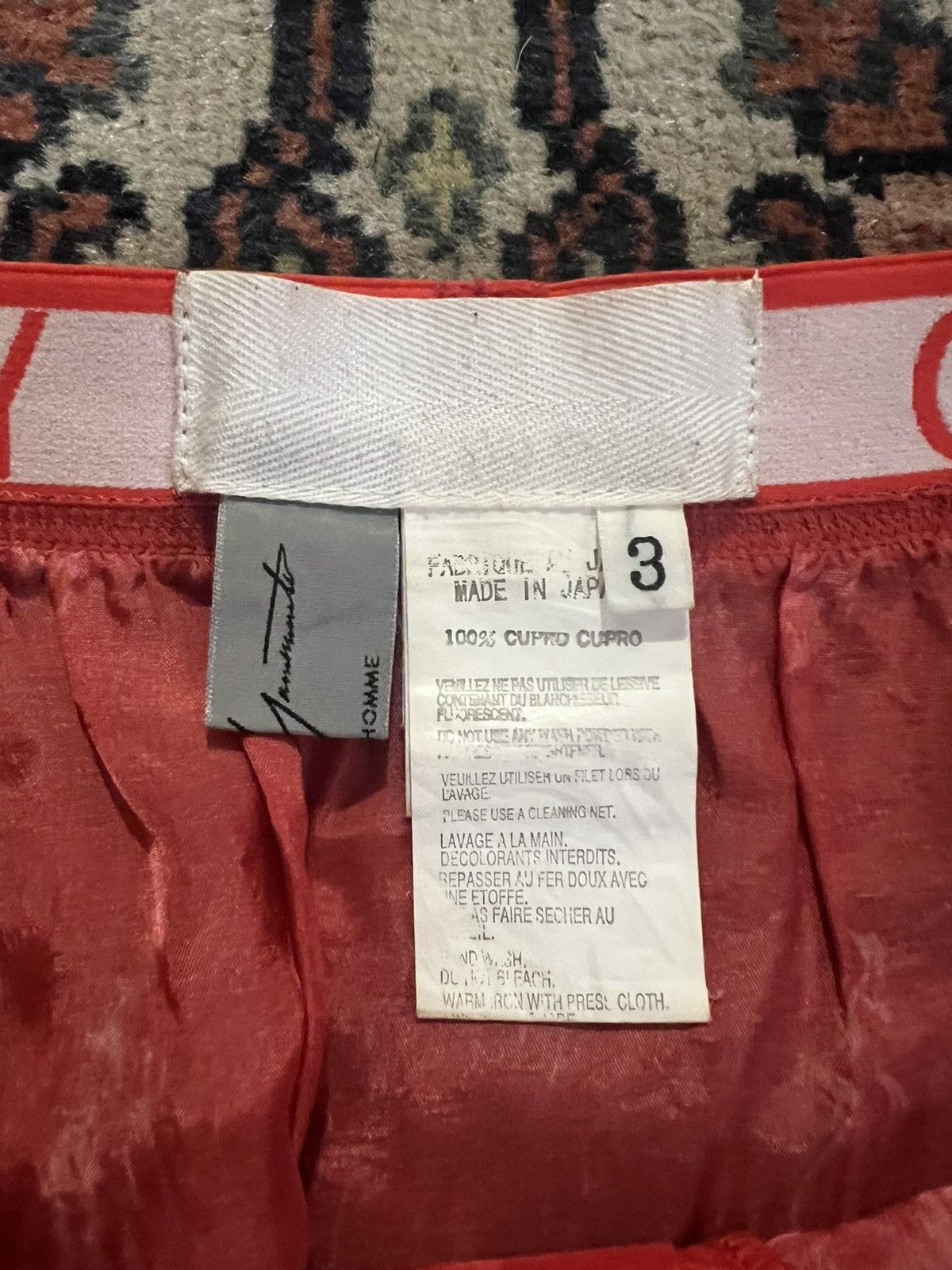 Yohji Yamamoto Yohji Yamamoto Pour Homme AW09 Red Cobra Shorts Size US 32 / EU 48 - 4 Thumbnail