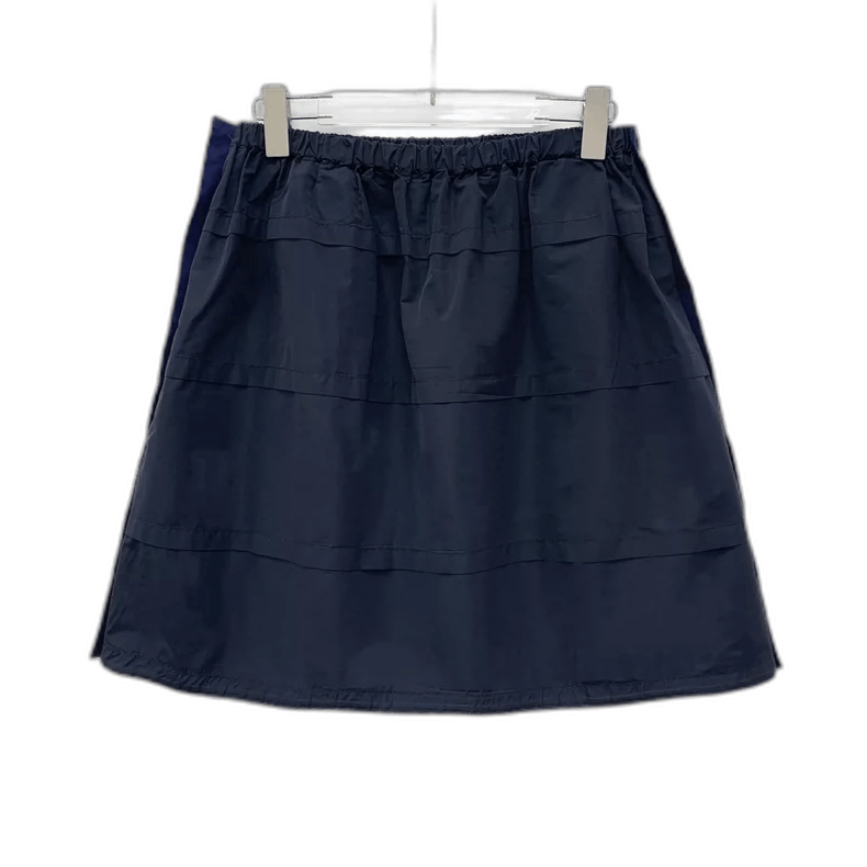 Prada MiuMiu Colorblock Casual Skirt with Elastic Waist Size US 40 / EU 56 - 1 Thumbnail