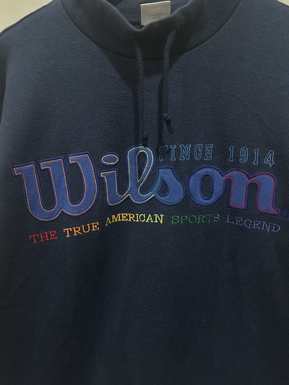 Wilson Wilson x Sweatshirt x Vintage Size US M / EU 48-50 / 2 - 2 Thumbnail
