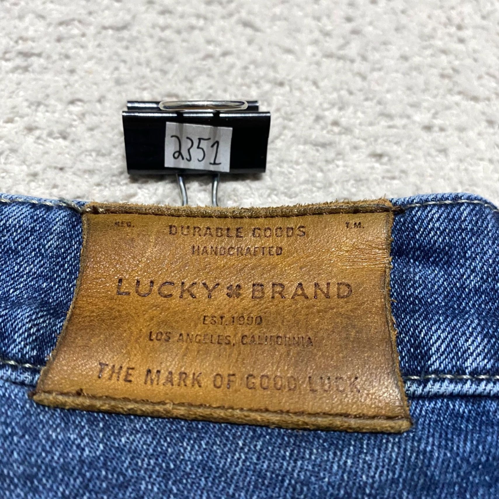 Lucky Brand Lucky Brand Jeans Womens Cropped Denim 2 Blue Mid Rise Distress Crop Jeans Womens 2 Blue Denim Hayden Crop Medium Wash Distress Mid Rise Size 26" / US 2 / IT 38 - 3 Thumbnail
