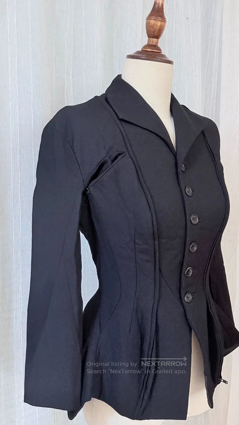 Junya Watanabe Junya Watanabe Black bone design blazer Size M / US 6-8 / IT 42-44 - 1 Thumbnail