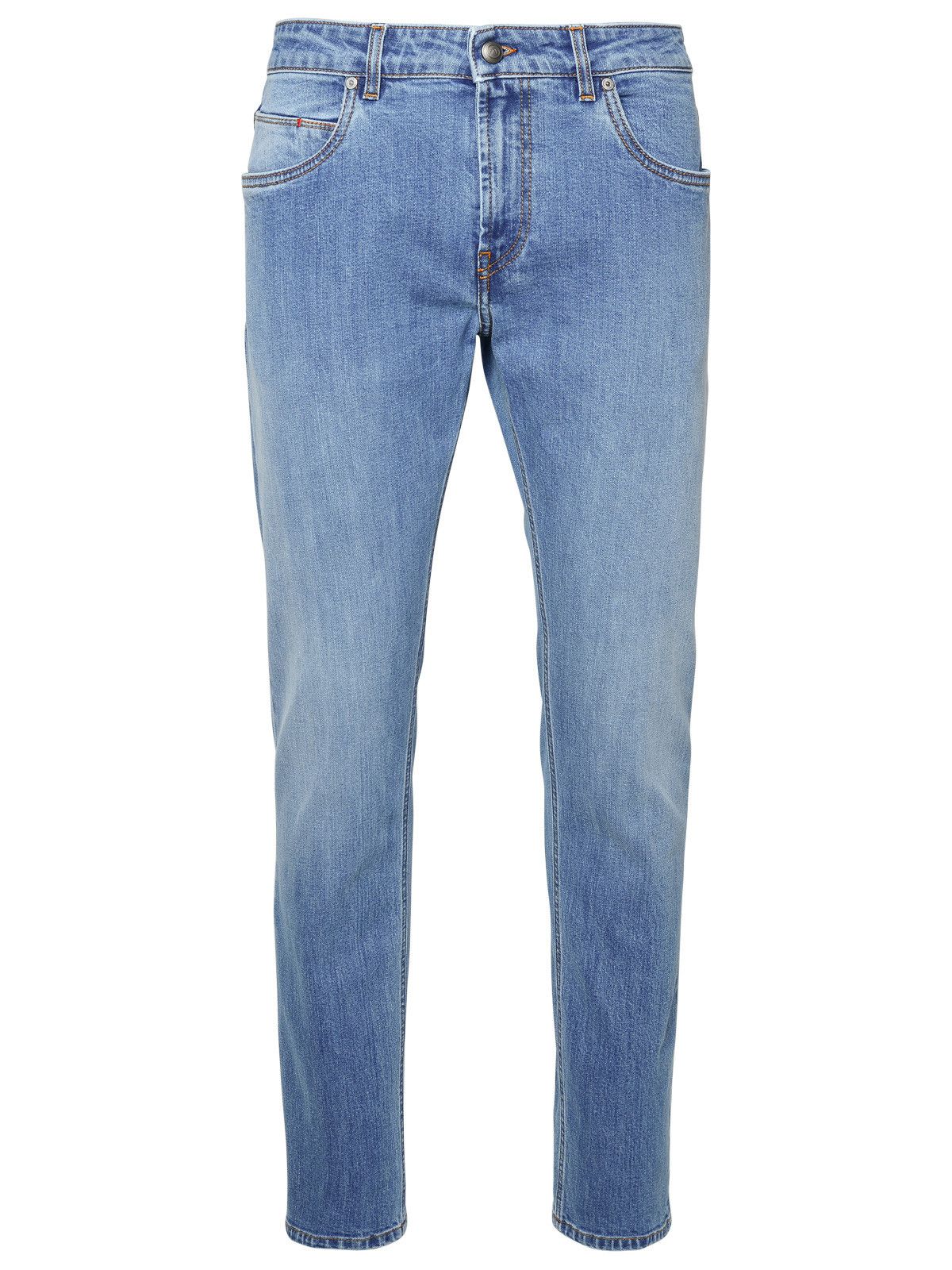 image of Fay Blue Cotton Jeans in Light Blue, Men's (Size 31)