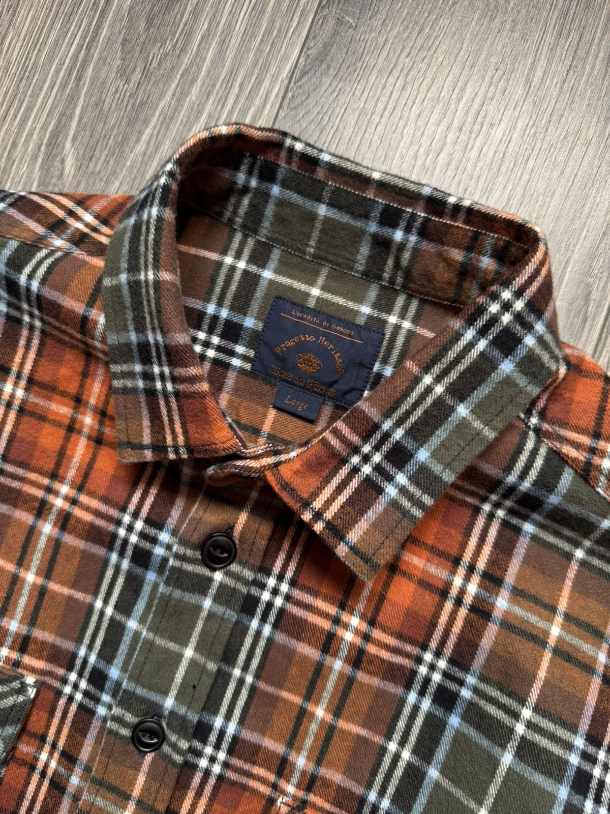Other Blue de Genes Style Nebraska Flannel Overshirt Size US L / EU 52-54 / 3 - 4 Thumbnail