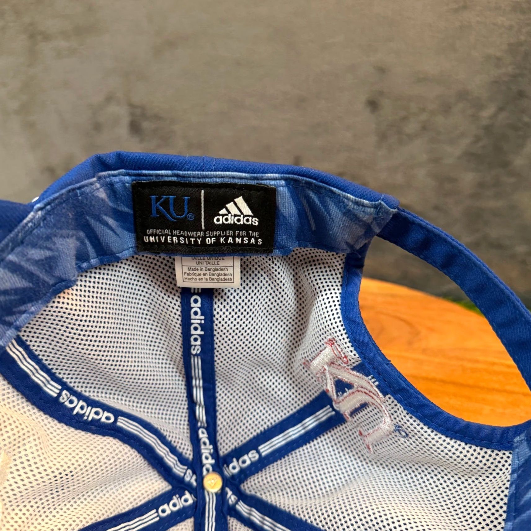 Adidas Adidas Kansas Jayhawks Hat Mens Blue Climalite Adjustable NCAA Baseball Cap KU Hat Mens Blue Size ONE SIZE - 7 Thumbnail