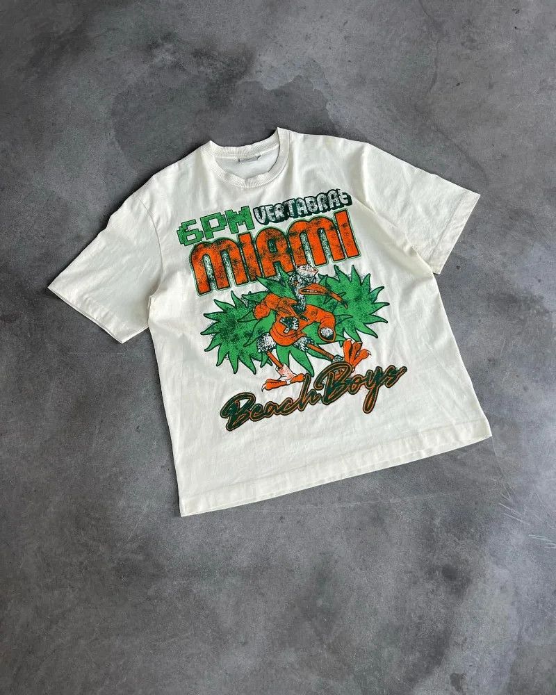 Vintage Miami At 6PM Tee Size US XL / EU 56 / 4 - 3 Thumbnail
