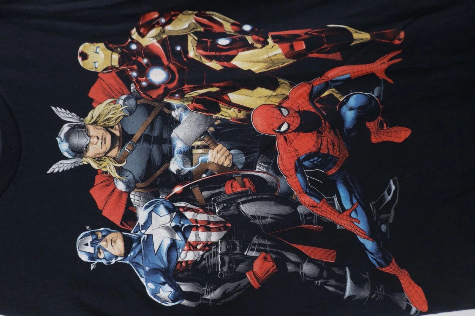 Marvel Comics Vintage Y2K Marvel Comics Spiderman Thor Iron Man T-Shirt Size US XL / EU 56 / 4 - 4 Thumbnail