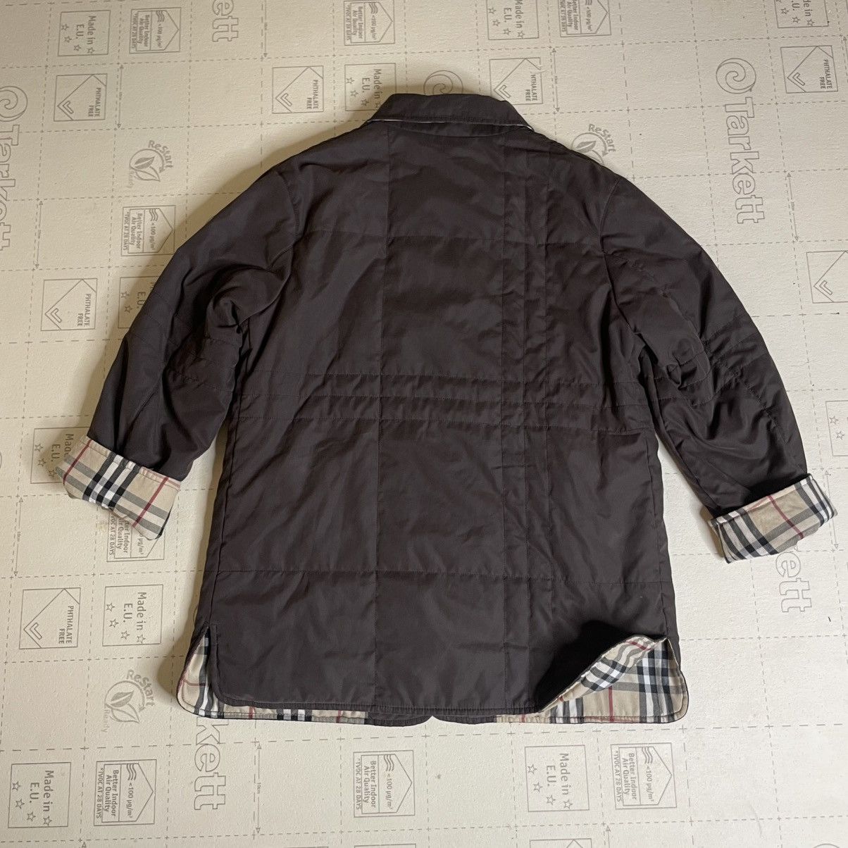 Burberry Burberry Quilted VINTAGE Jacket Nova check Diamond women's Size L / US 10 / IT 46 - 5 Thumbnail