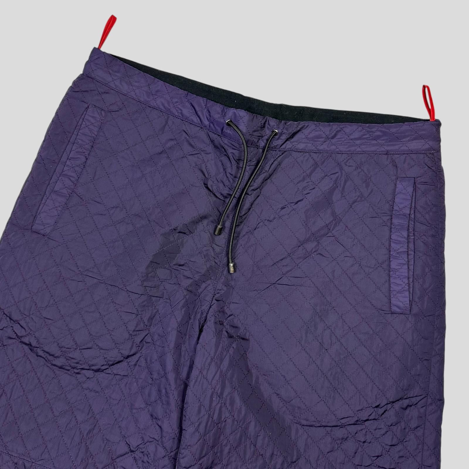 Prada Prada Sport AW00 Reversible Quilted Fleece Trousers - IT46 Size US 31 - 5 Thumbnail