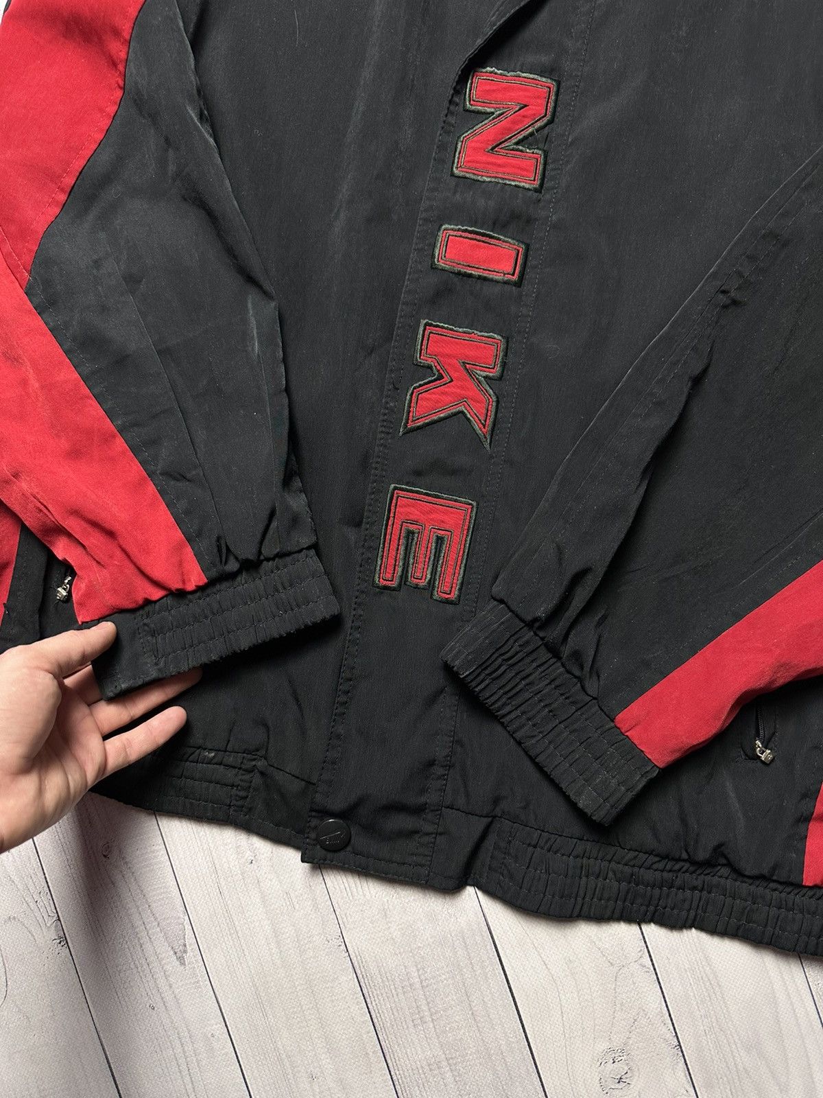 Nike × Vintage Vintage Nike Jacket big logo swoosh size XXL rare Size US XXL / EU 58 / 5 - 6 Thumbnail