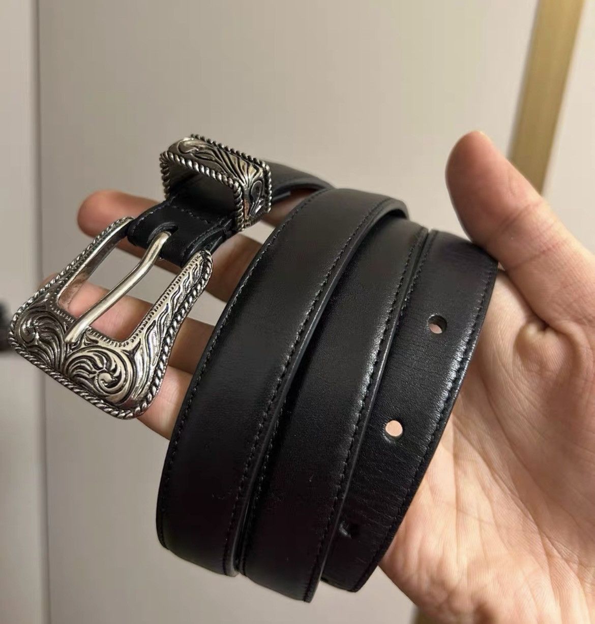 Saint Laurent Paris Saint Laurent 16fw Snake Skin belt Size 34 - 2 Thumbnail
