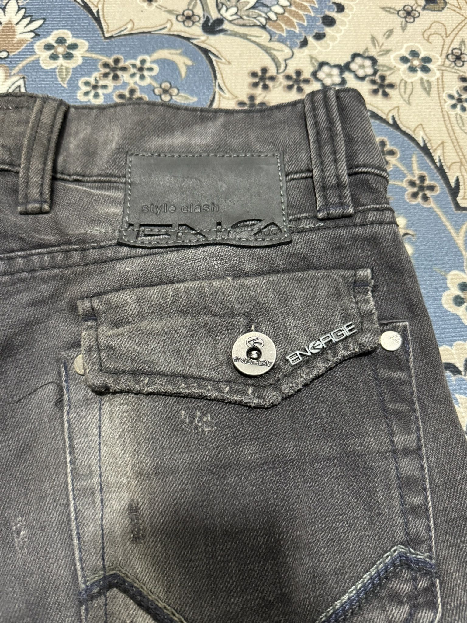 20471120 × Beauty Beast × Energie Y2K Energie Style Clash Slim Morris Distressed Jeans Size US 30 / EU 46 - 10 Thumbnail
