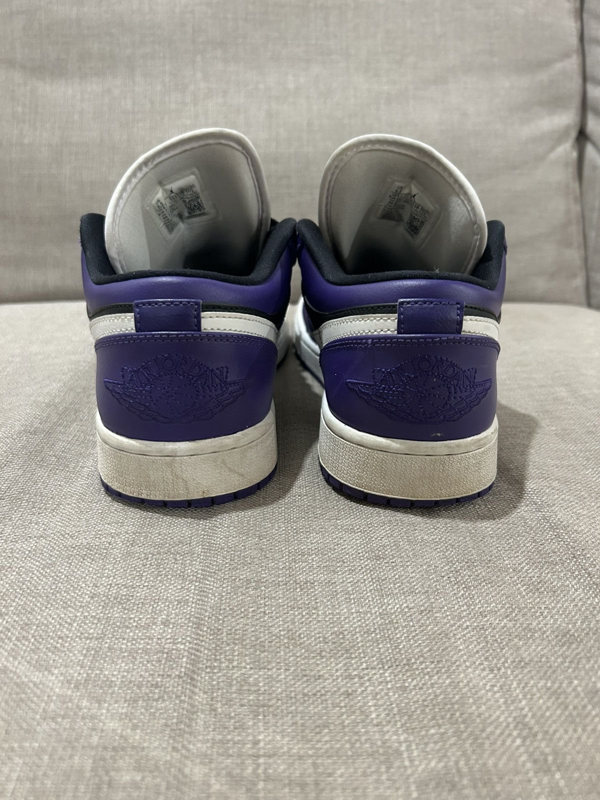 Jordan Brand ☀️JORDAN 1 LOW RETRO COURT PURPLE BLACK☀️ Size US 9.5 / EU 42-43 - 6 Thumbnail