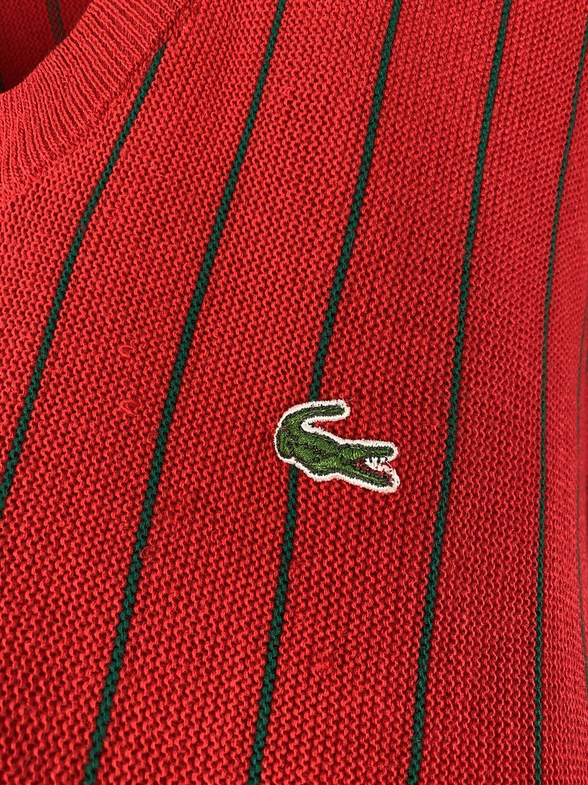 Lacoste Vintage Lacoste Chemise V Neck Sweater Burberry Ralph Size US L / EU 52-54 / 3 - 3 Thumbnail