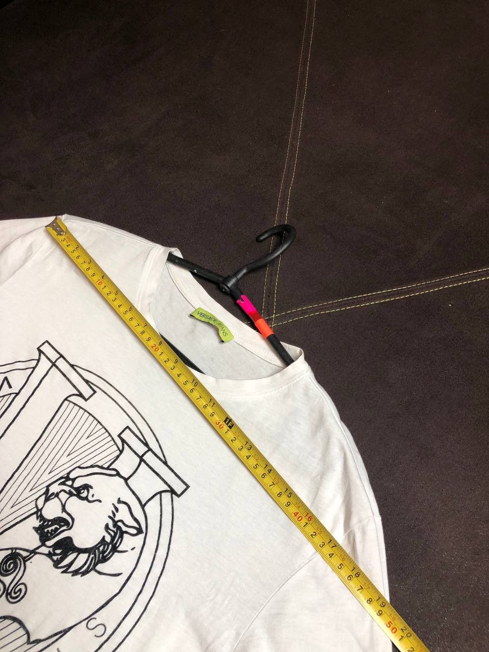 Versace Vèrsace White T-Shirt Logo Size M , Used Size US M / EU 48-50 / 2 - 6 Thumbnail