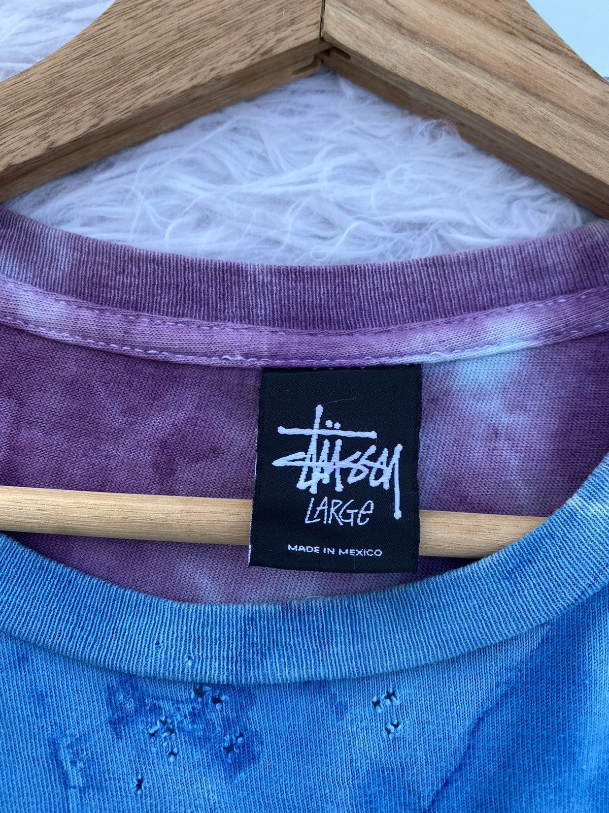 Stussy Rare Vintage Stussy Tie Dye Tshirt Size US L / EU 52-54 / 3 - 11 Thumbnail