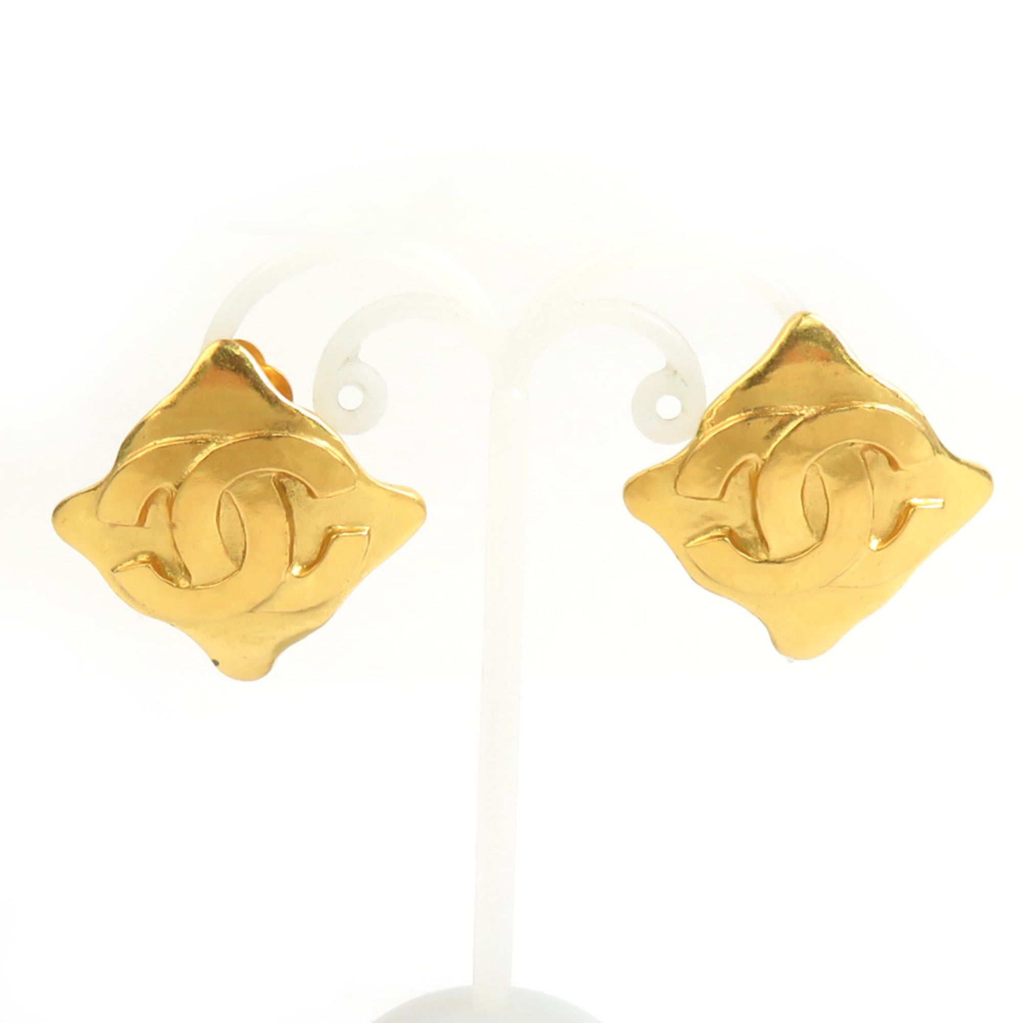 Chanel CHANEL Coco Mark Metal Gold Earrings for Women, Free Shipping, e61520k Size ONE SIZE - 1 Thumbnail