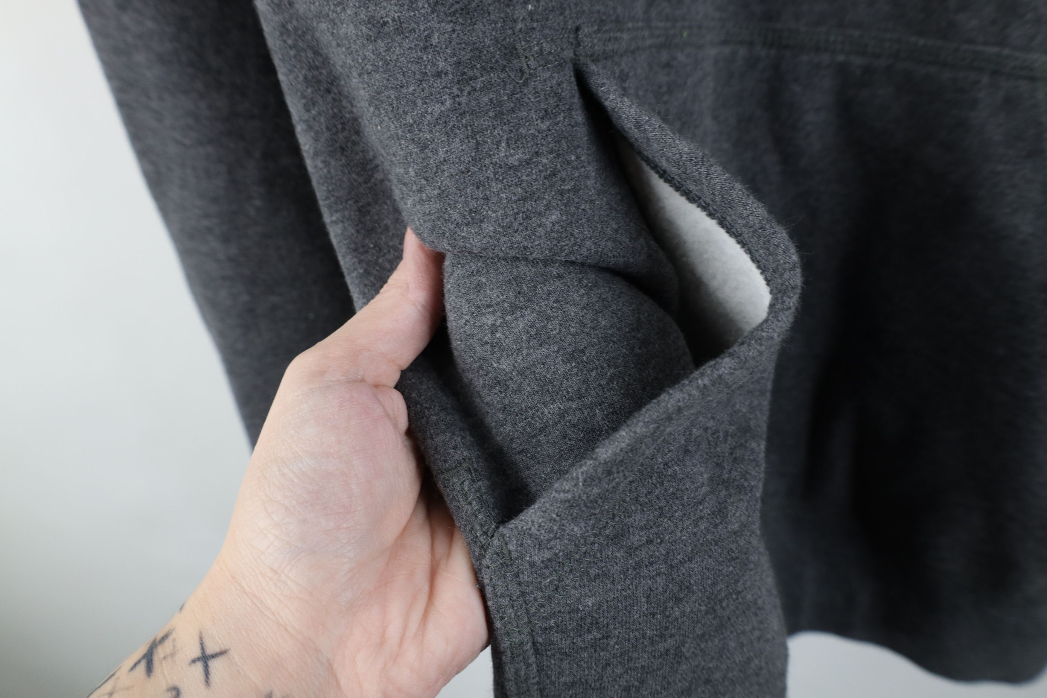 Nike Vintage Y2K Nike Scott Mini Swoosh Heavyweight Hoodie Gray Size US XL / EU 56 / 4 - 5 Thumbnail